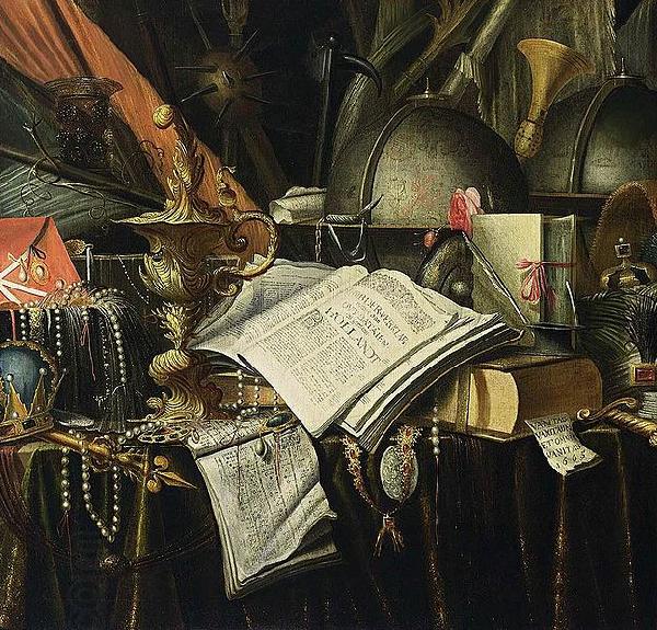 Evert Collier Vanitas Still-Life oil painting picture